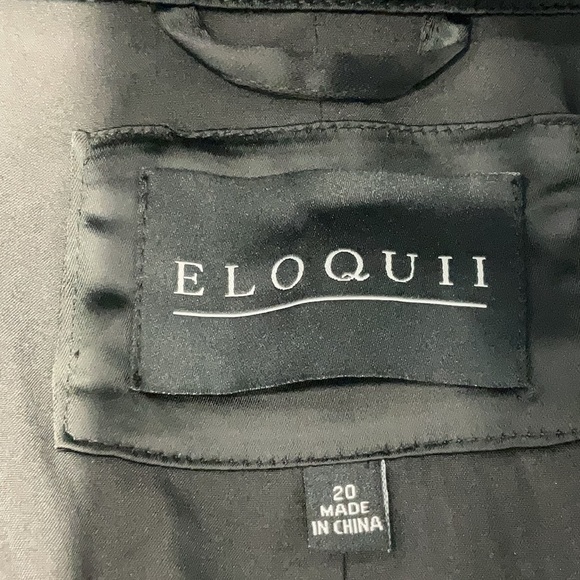 Eloquii Black Double-Breasted Sports Jacket Blazer Women’s Plus Size 20 NWT - Picture 5 of 7